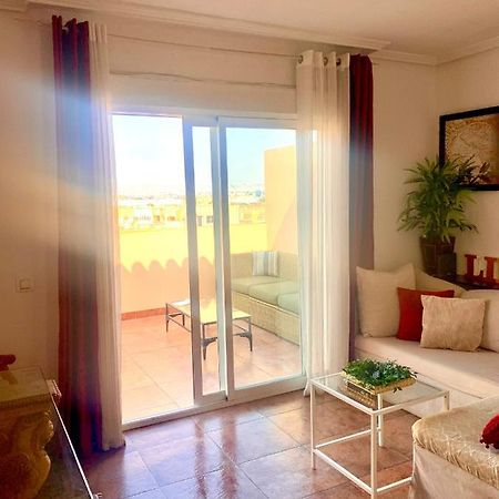 Atico Deluxe Entre Centro Y Playa Salinas Con Terraza, Wifi, Piscina Climatizada, Gym, Sauna Y Garaje -Smart Tv Roquetas de Mar Exteriér fotografie